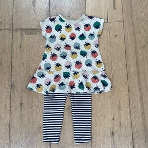 Hanna Andersson Dress & Leggings Set